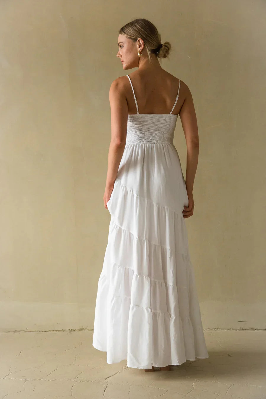 Robe longue torsadée Donna
