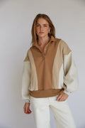 Sweat-shirt boutonné Ivy Quarter