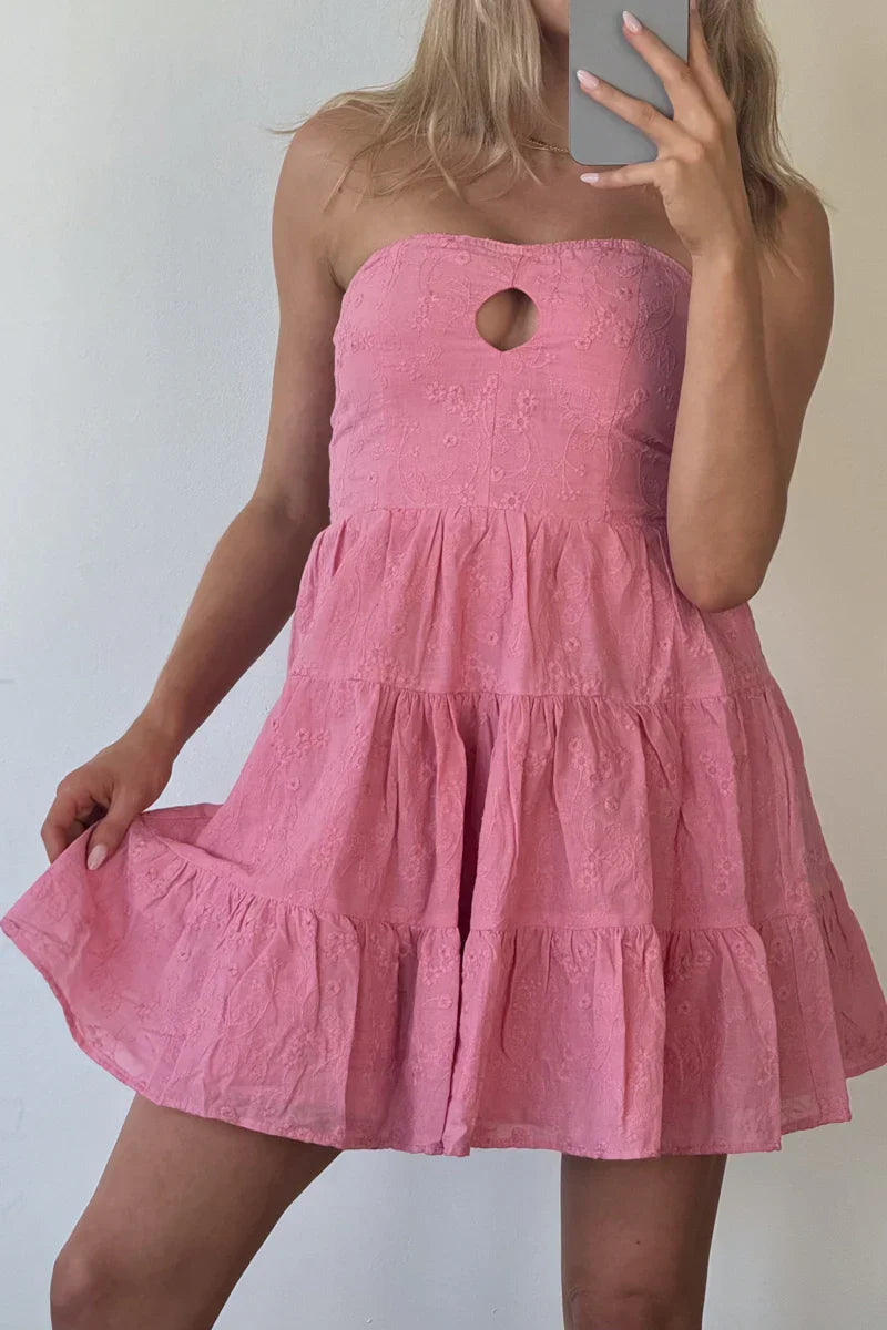 Mini-robe brodée Blythe