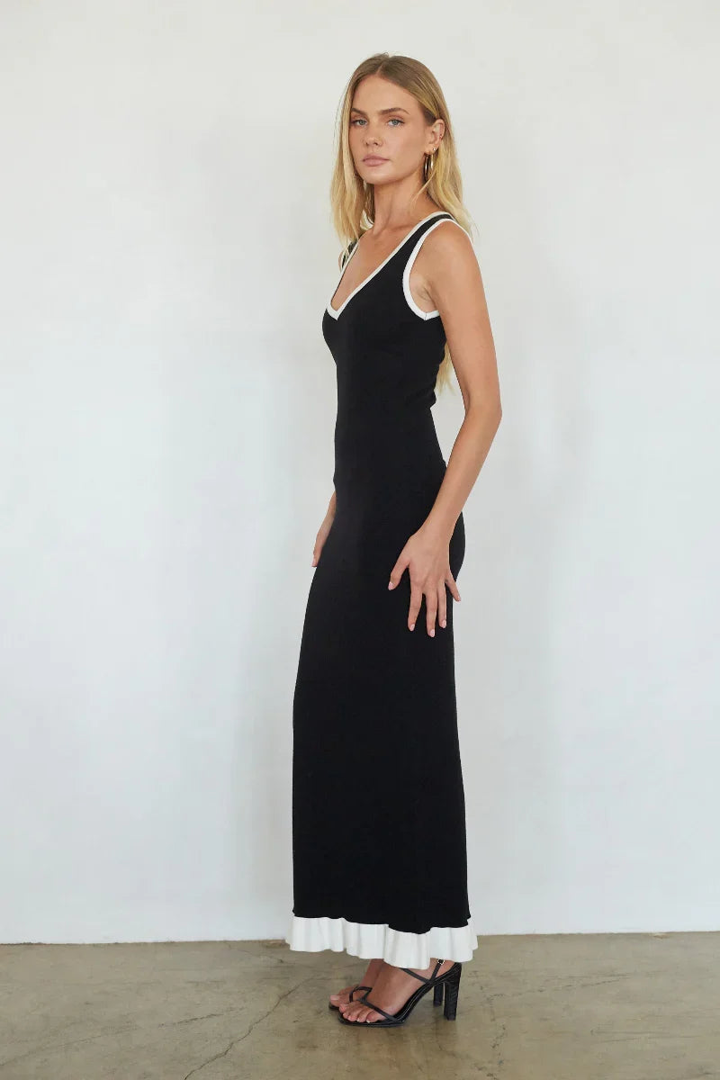 Robe longue en maille Ruthie