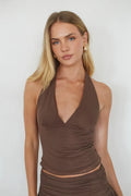 Alexi Mesh Halter Top