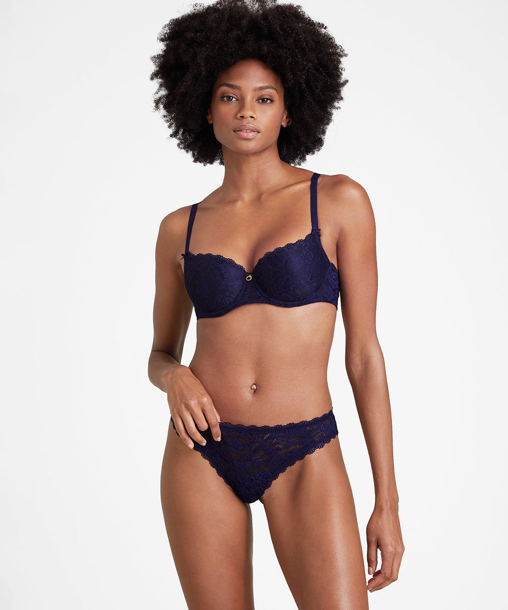 Rosessence Soutien-gorge Corbeille coques confort Bleu Nocturne