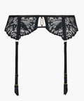 Flowermania Porte-jarretelles Noir