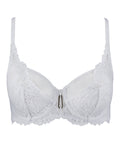 Flowermania Soutien-gorge Emboîtant Foulard Blanc