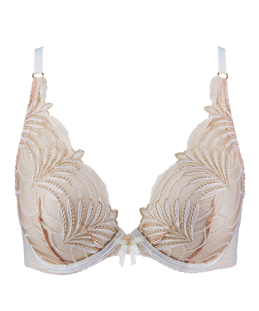 Hypnolove Soutien-gorge Triangle avec armatures Gold Feather