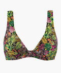 Exotic Fever Haut de maillot de bain triangle à armatures Deep Forest