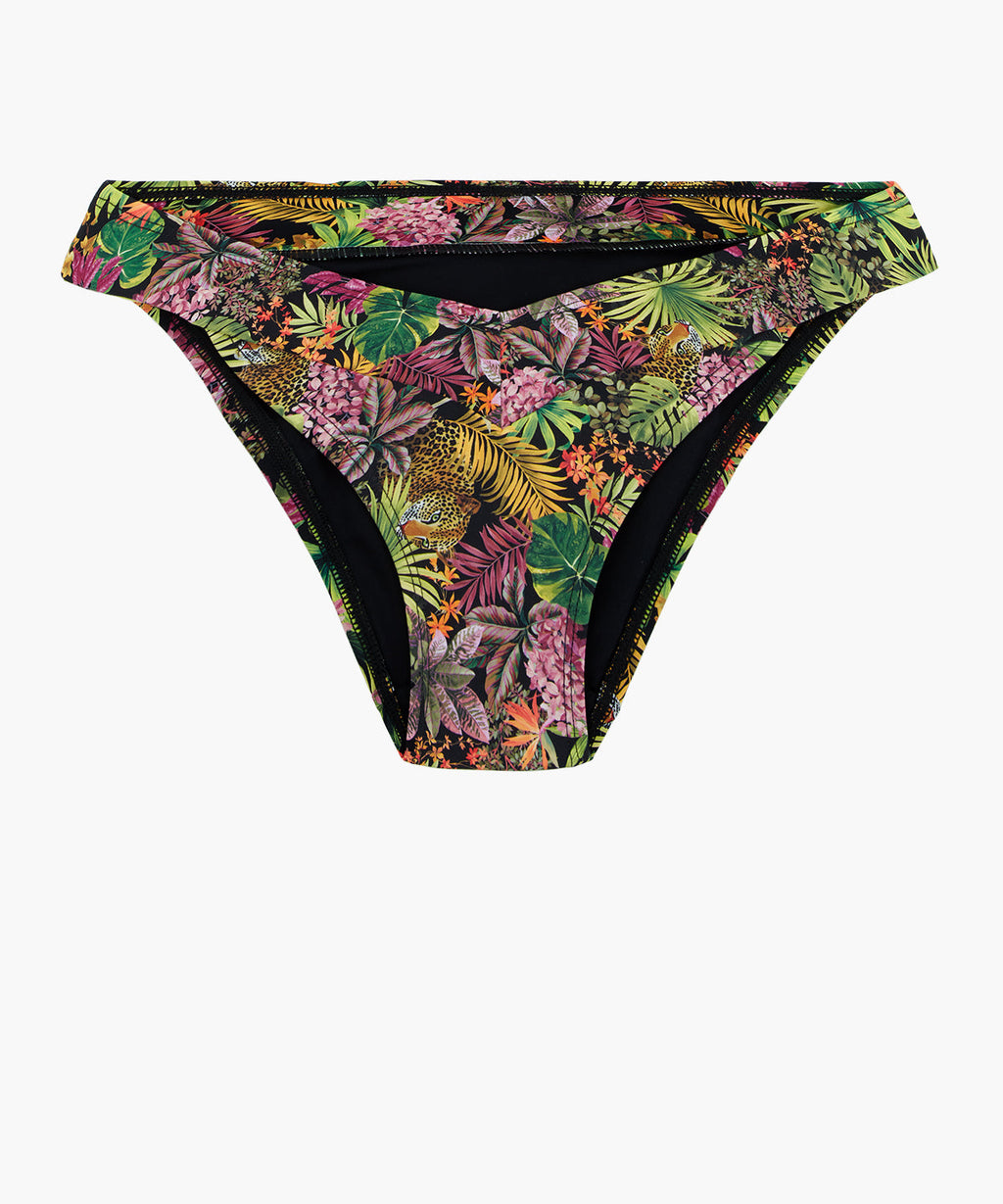 Exotic Fever Maillot de bain bas taille basse Deep Forest
