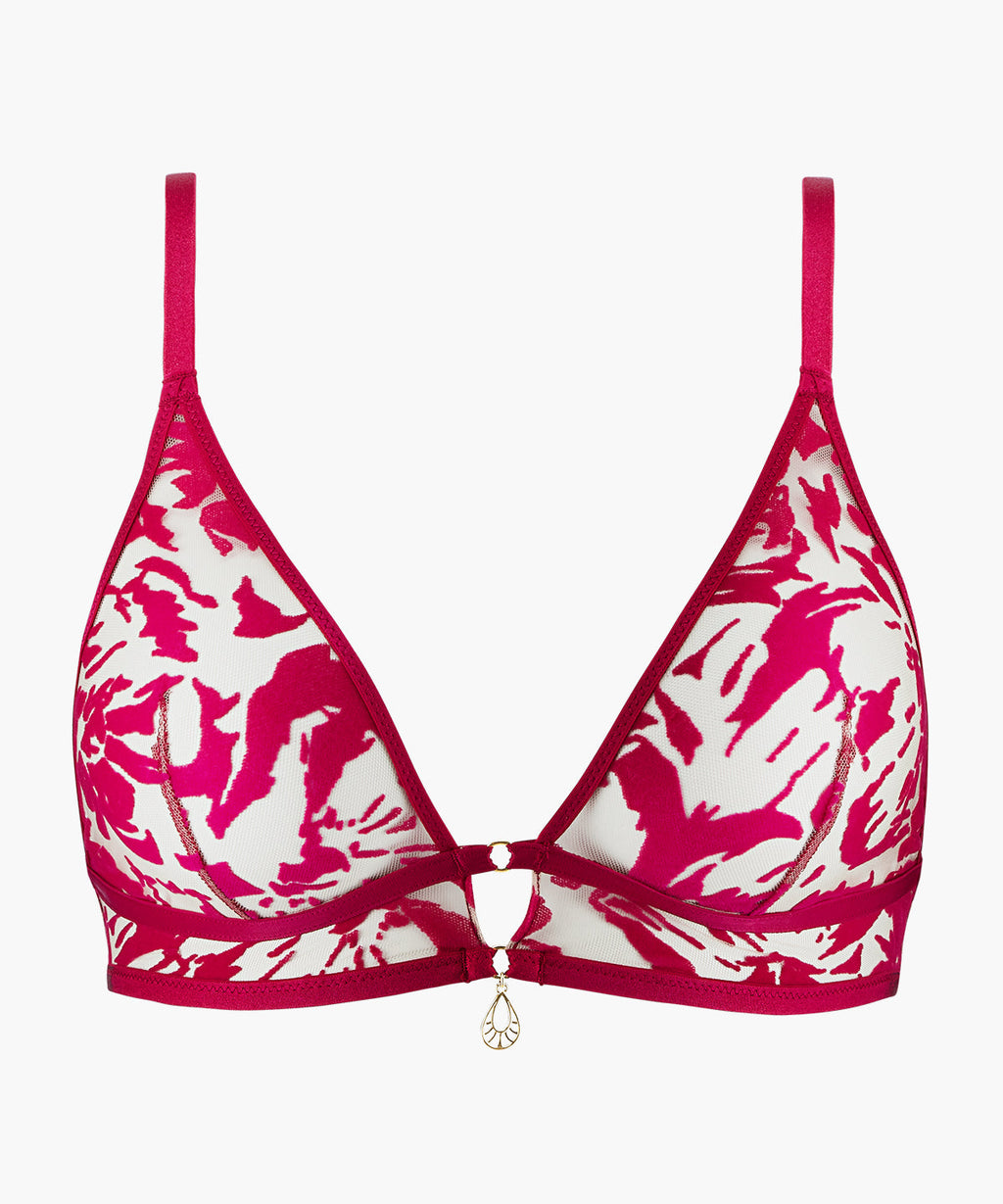 Wild Vibration Soutien-gorge Triangle Hot Pink