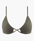 Beach Escape Haut de maillot de bain Triangle Kaki