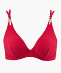 Beach Escape Haut de maillot de bain Triangle avec armatures Hibiscus
