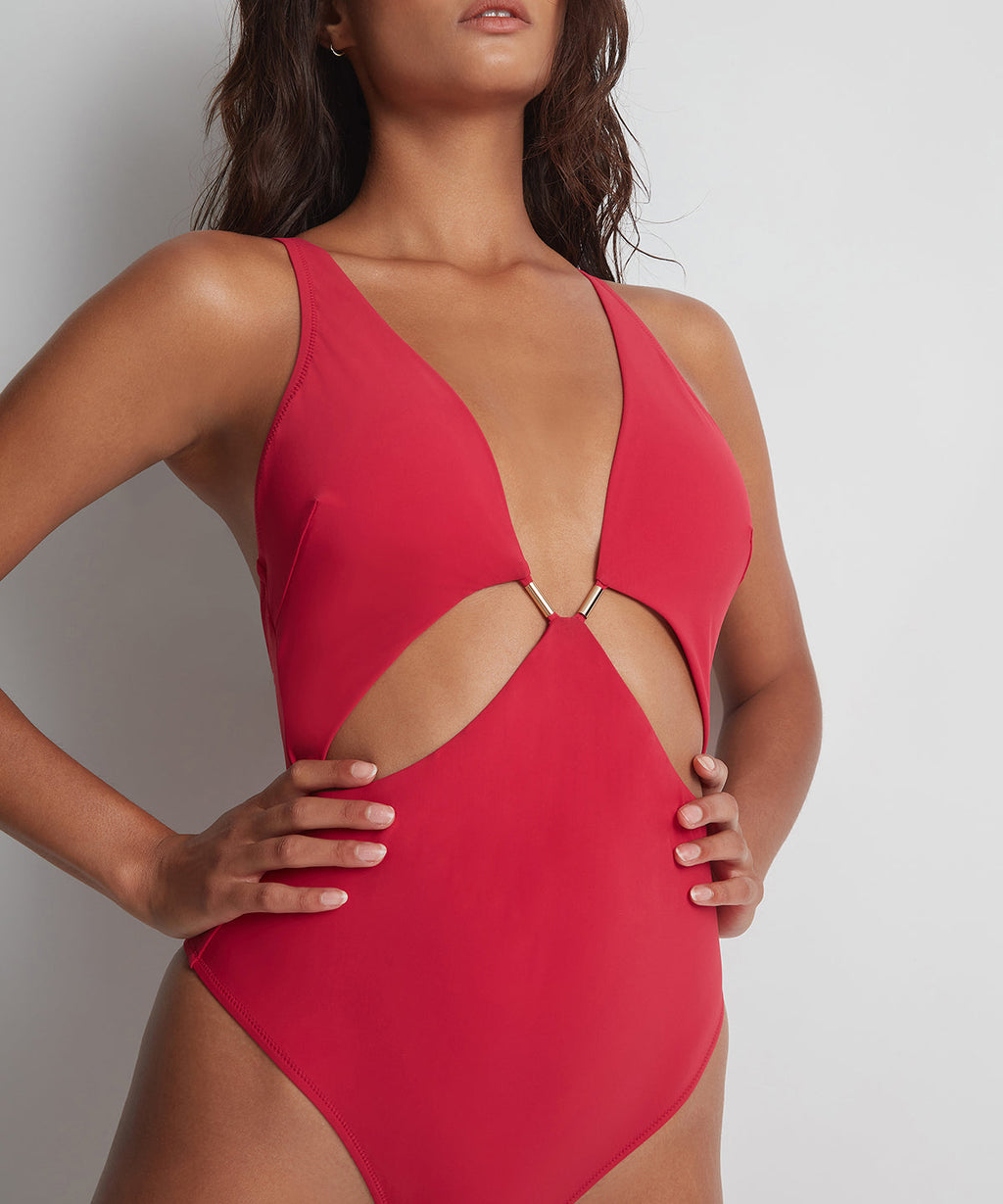Maillot de bain une pièce Beach Escape Hibiscus