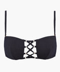 Summer Glow Haut de maillot de bain Bandeau souple Black Sand