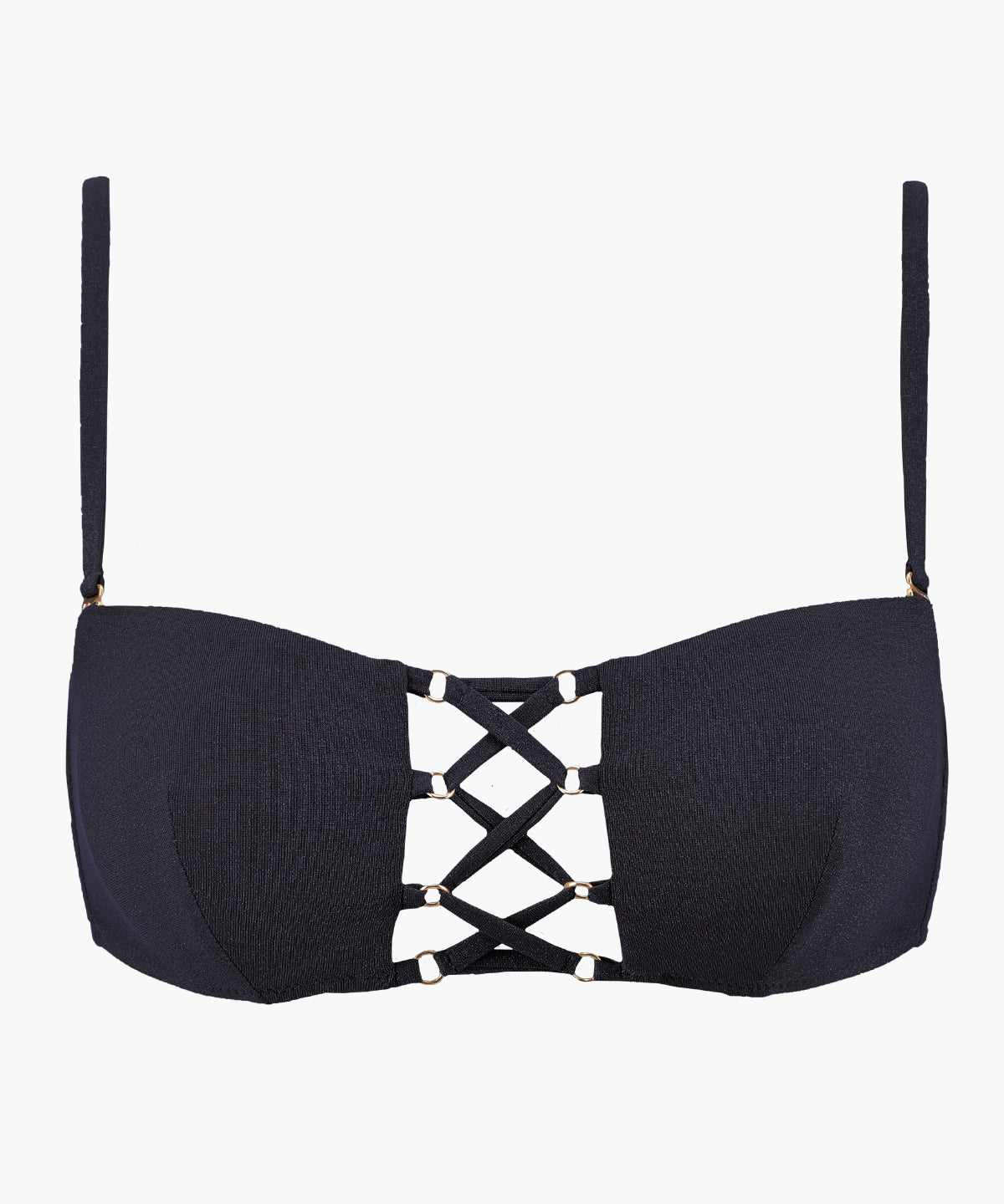 Summer Glow Haut de maillot de bain Bandeau souple Black Sand