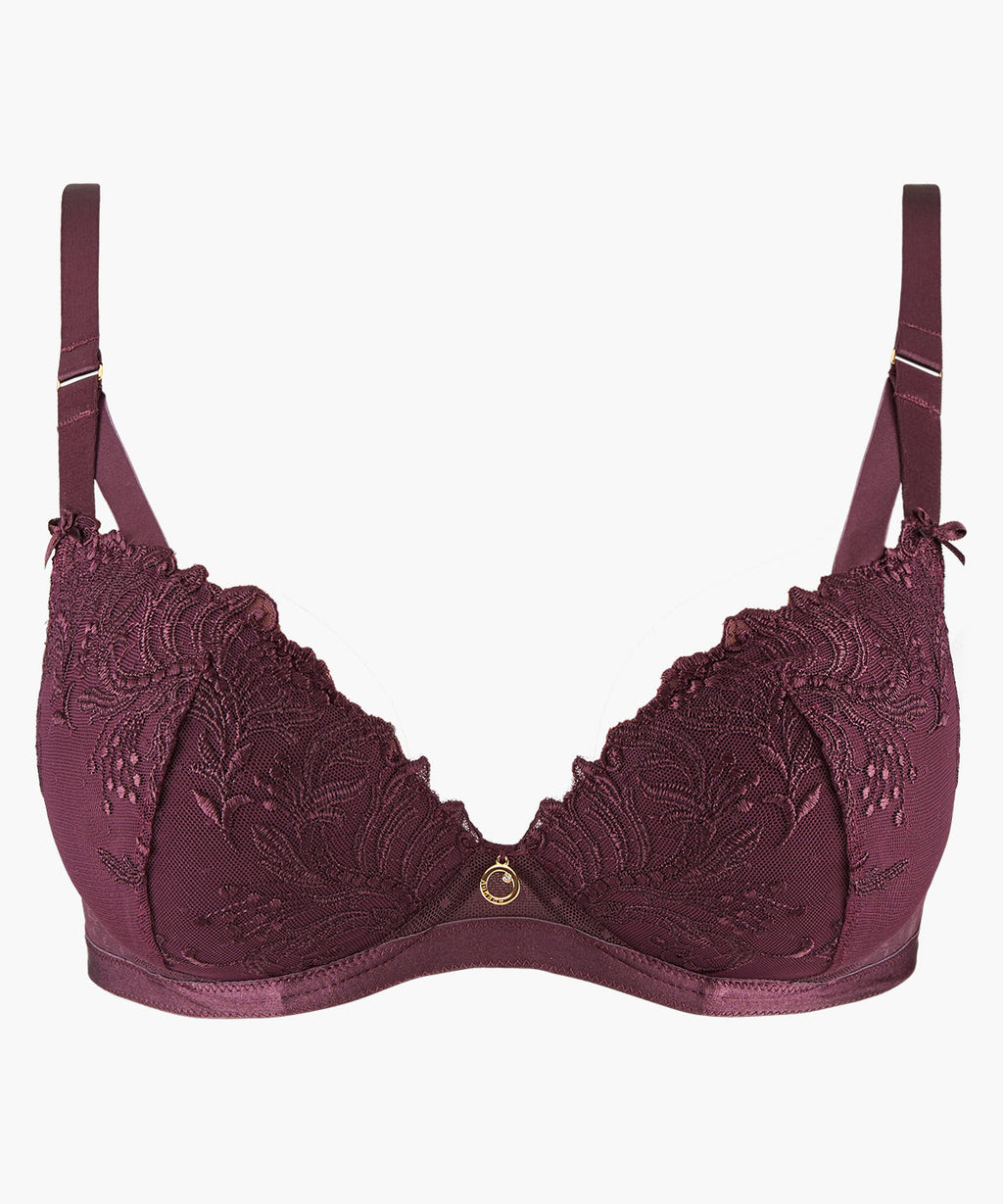 Femme Passion Soutien-gorge push-up à coques Wineberry