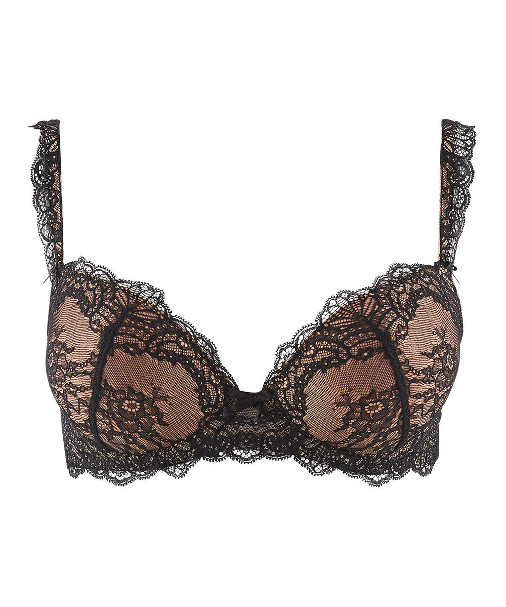 Danse des Sens Push-up Underwired Bra Black