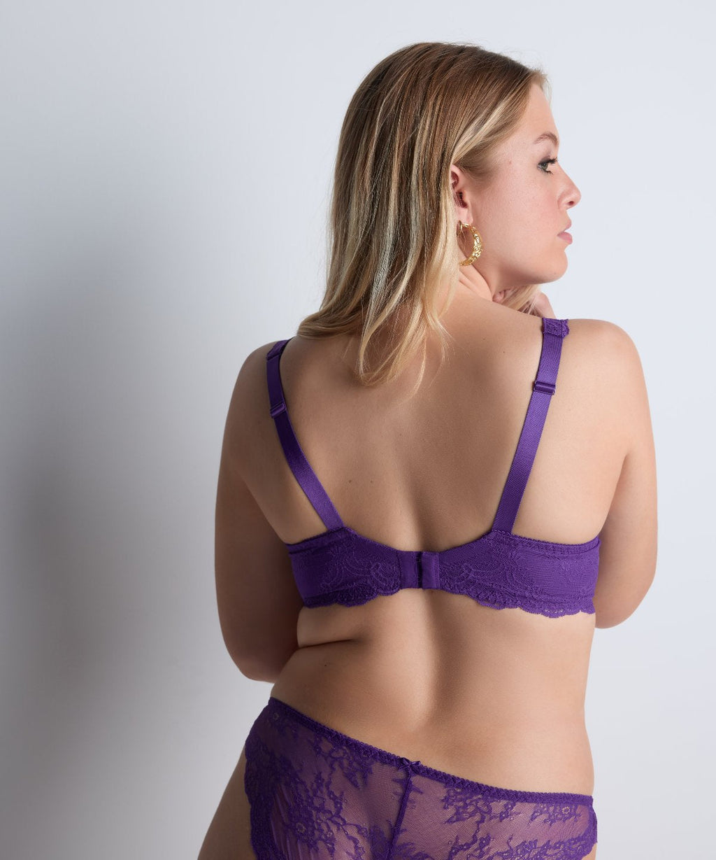 Danse des Sens Soutien-gorge Corbeille confort Prune épicée