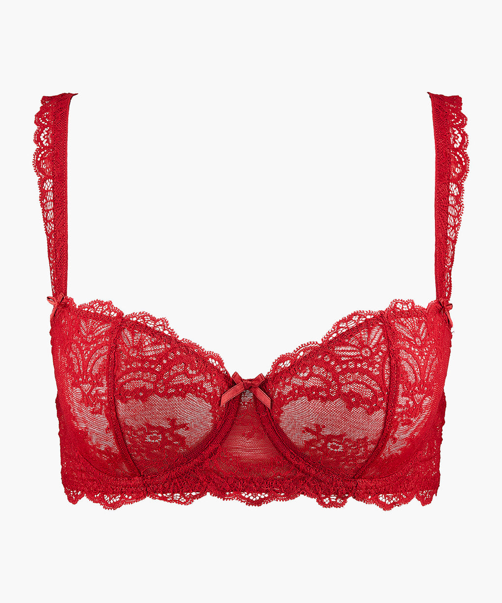 Danse des Sens Irresistible Red Corbeille Bra