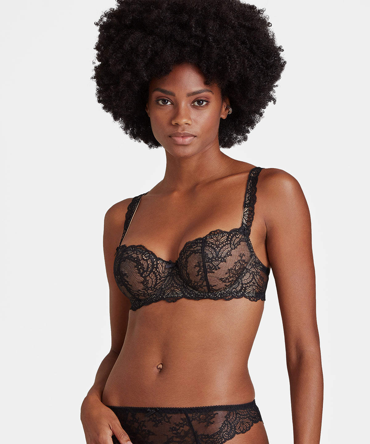 Danse des Sens Corbeille soutien-gorge noir