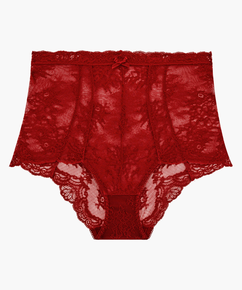 Danse des Sens Culotte taille haute Rouge Irrésistible
