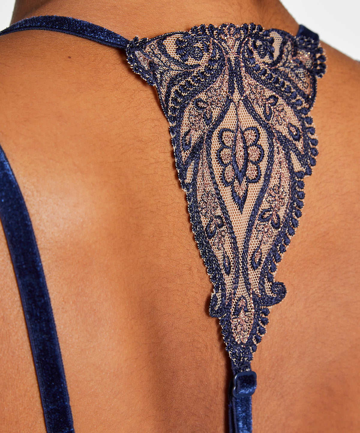 Coeurs Enlacés Wired Triangle Bra Nightfall