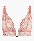 Sensory Illusion Soutien-gorge triangle bralette en soie rose