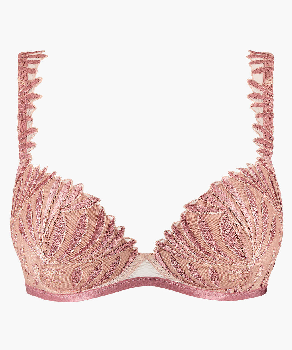 Sensory Illusion Soutien-gorge Push-up coques Silk Rose