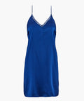 Nuisette en soie Silk Desire bleu électrique