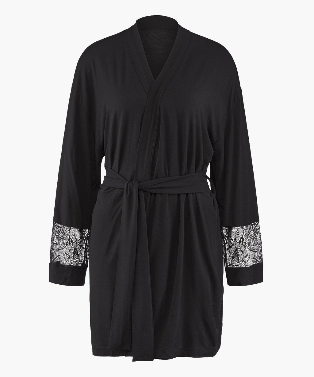 Lazy Days Kimono Noir