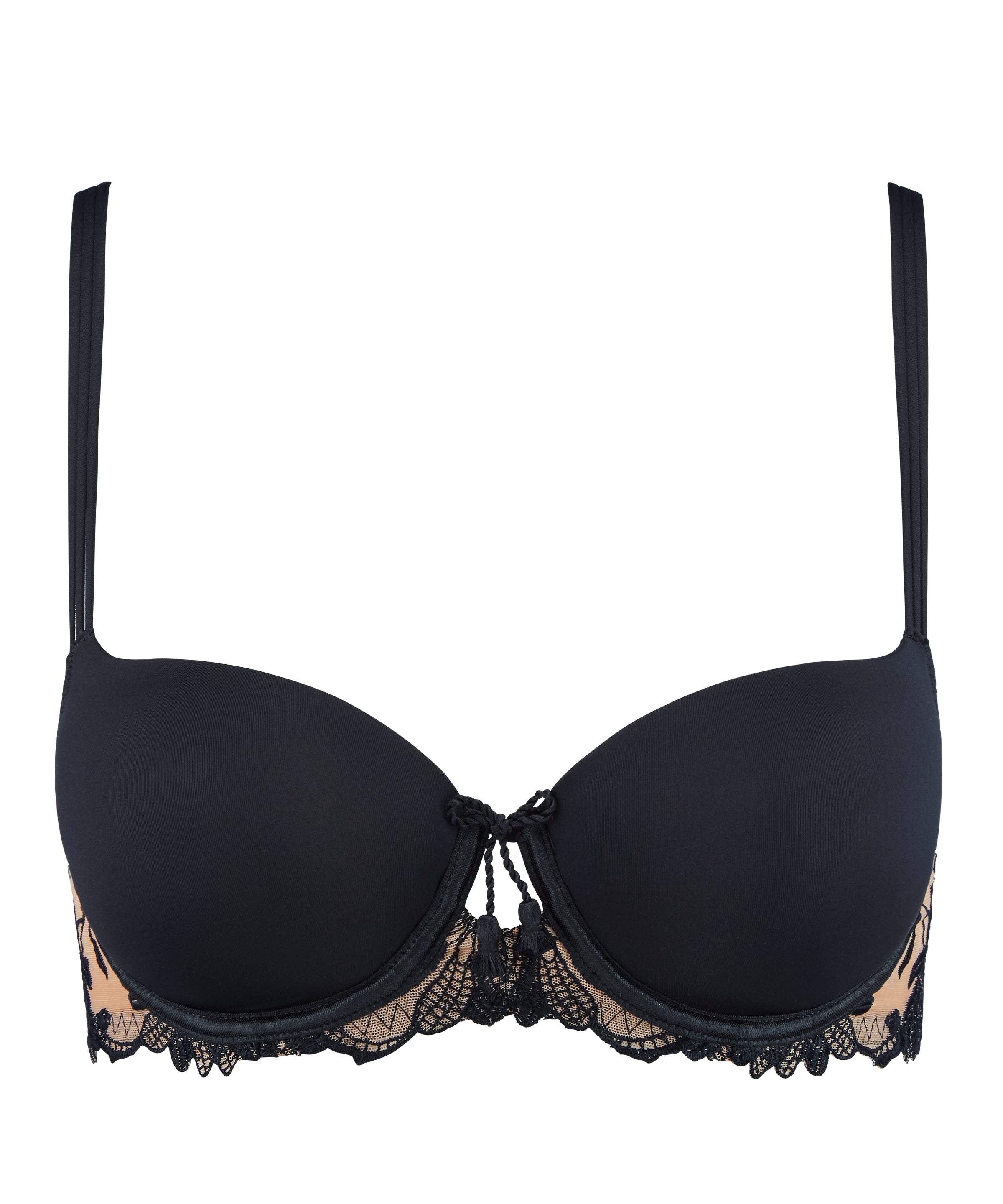 Lovessence Soutien-gorge corbeille à coques Noir