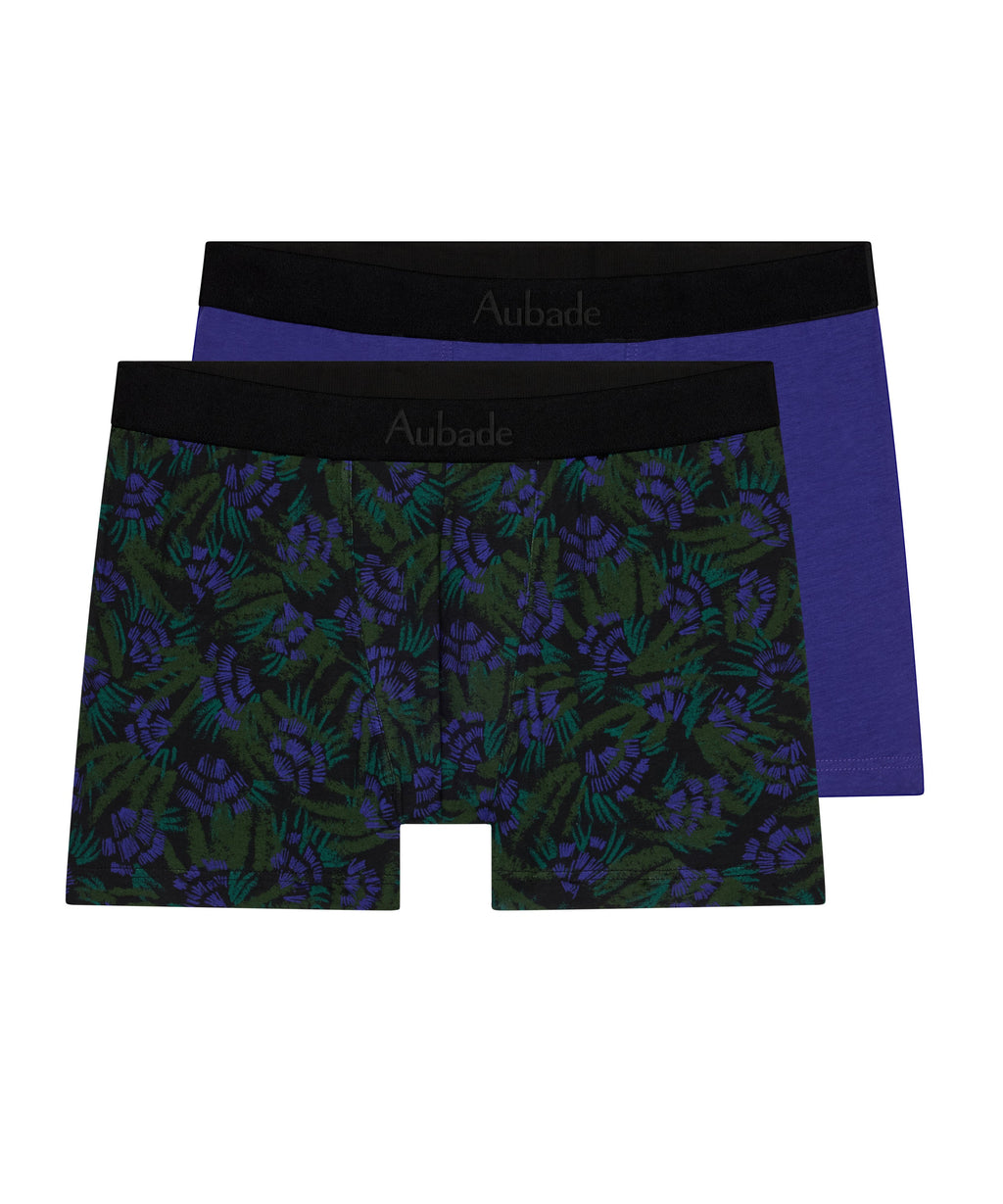 Aubade Homme Lot de 2 boxers Flower Work