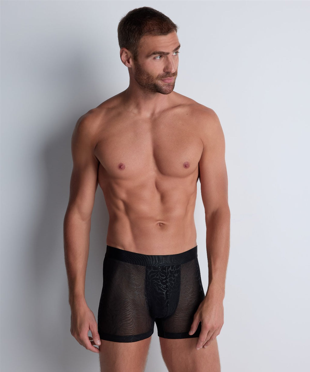 Aubade Homme Boxer homme Encre claire