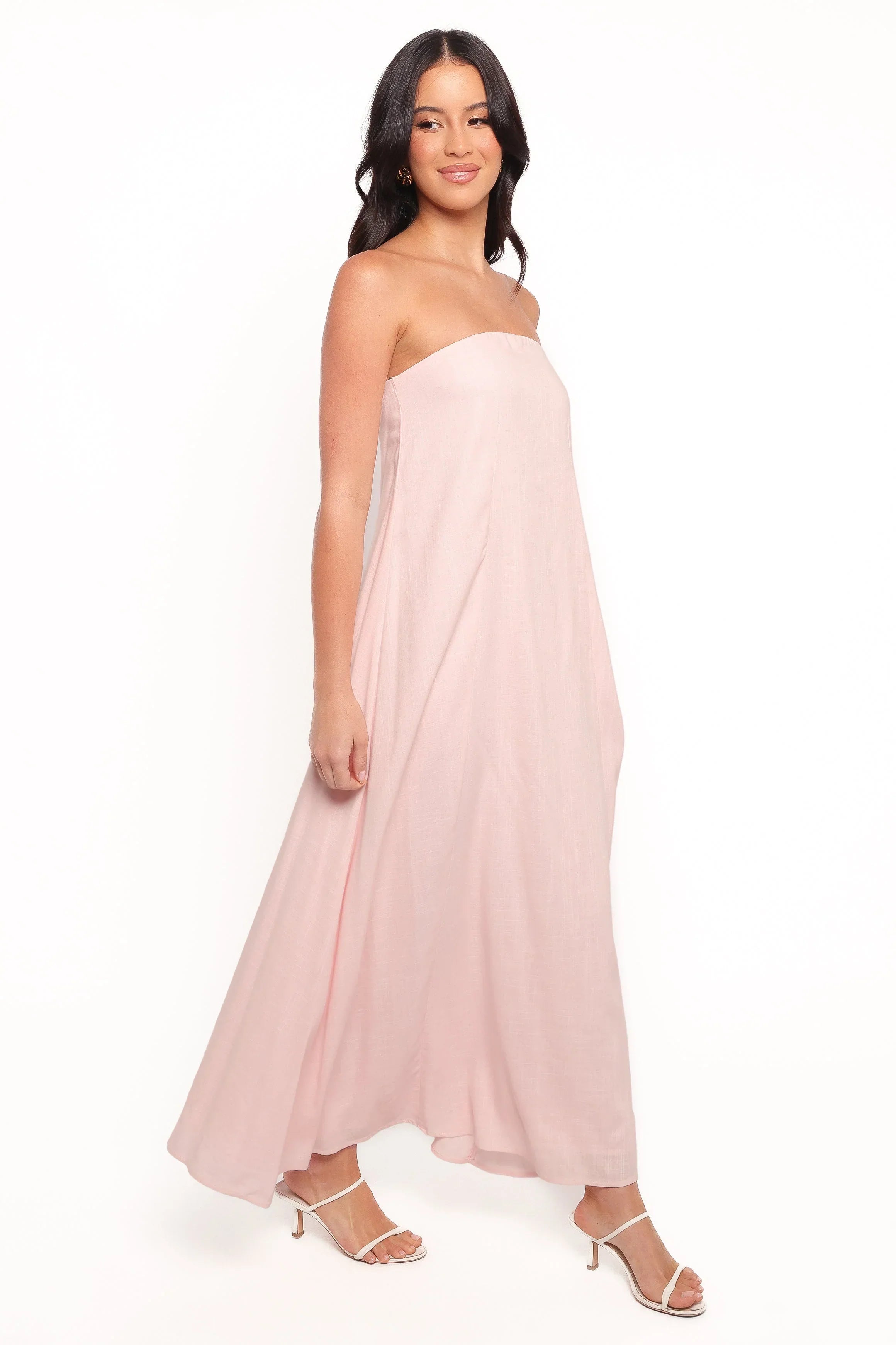Robe midi sans bretelles Bethany - Rosewater