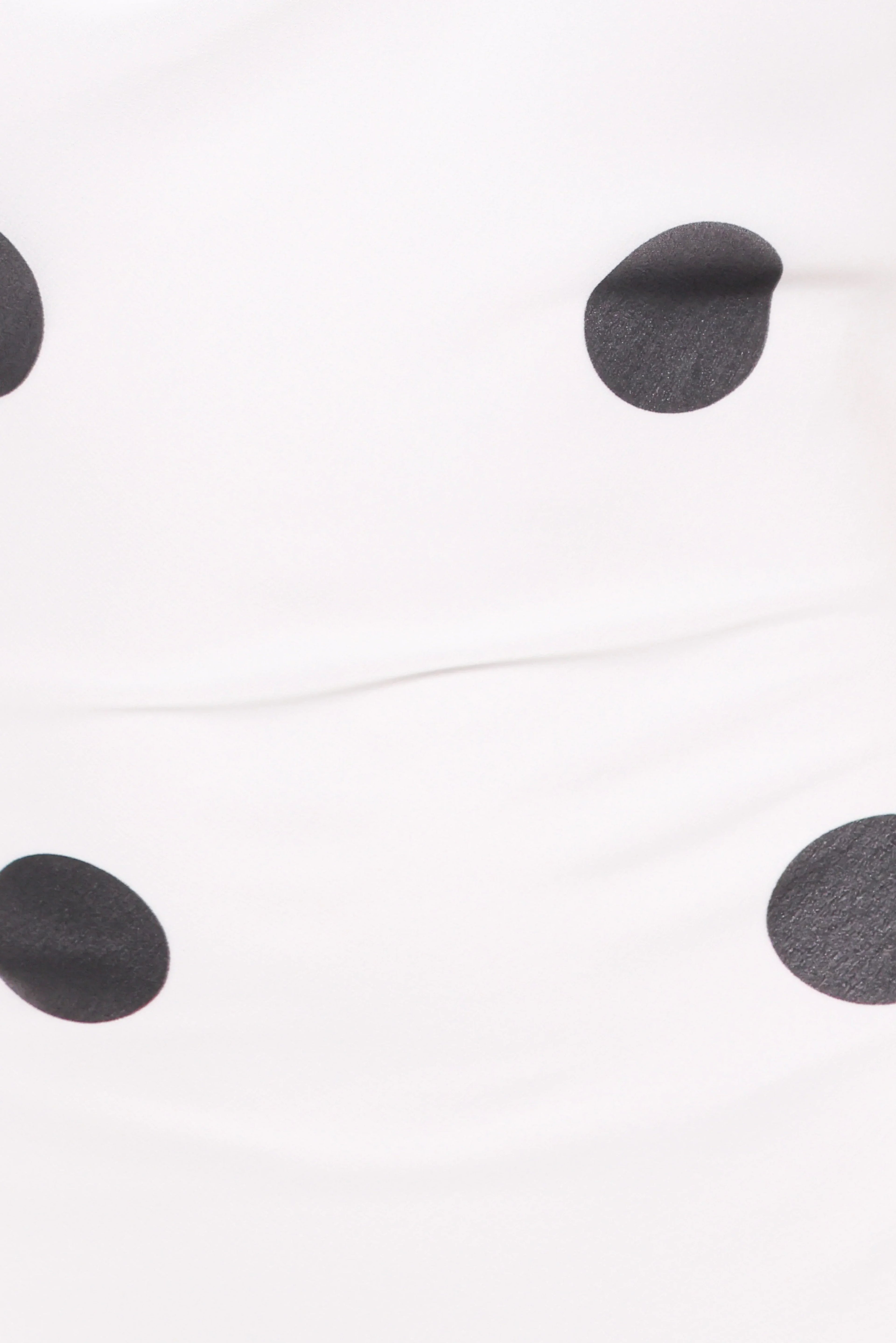 Collette Maxi Dress - White Polka Dot