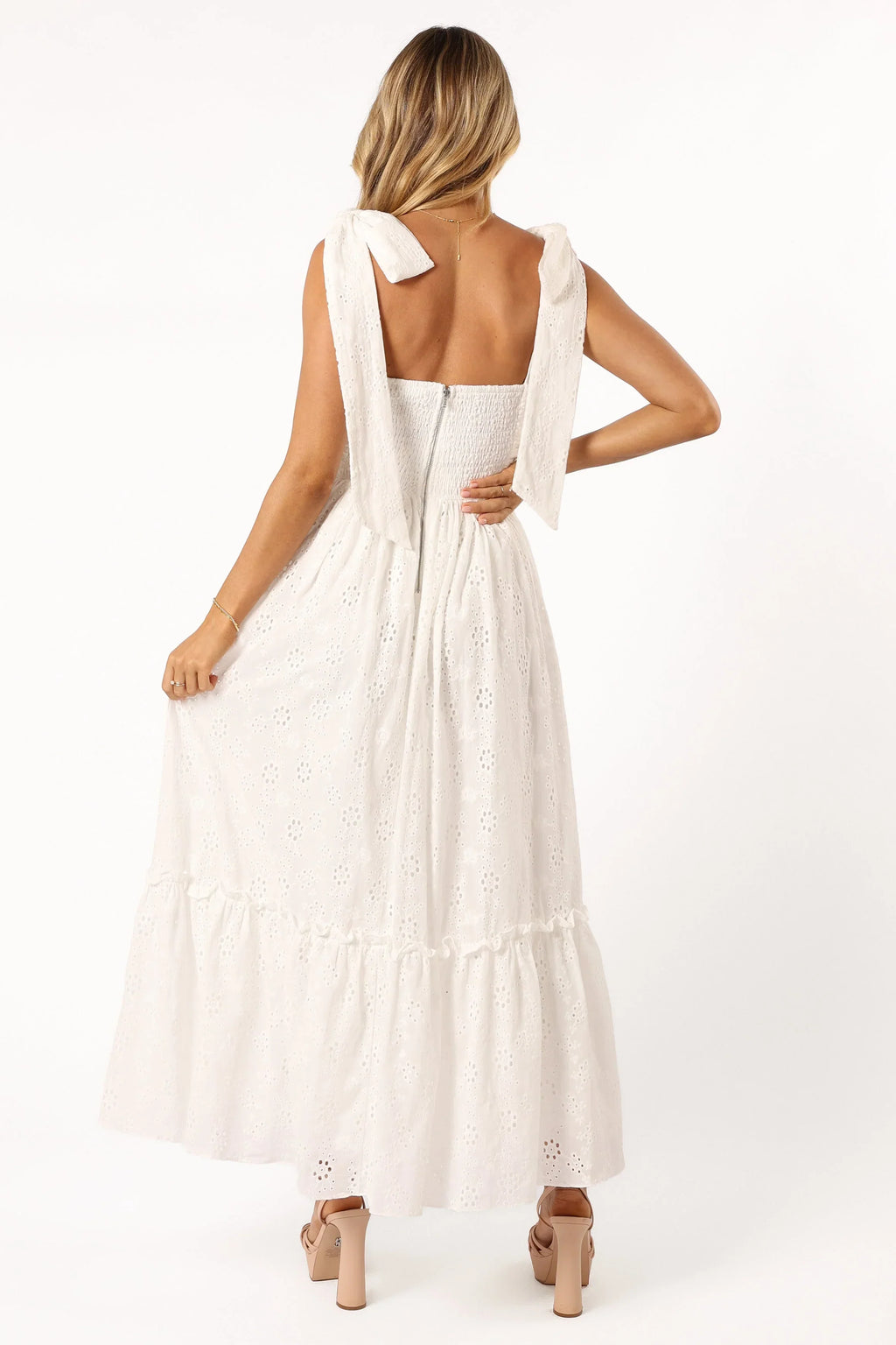 Robe longue Fiora - Blanc