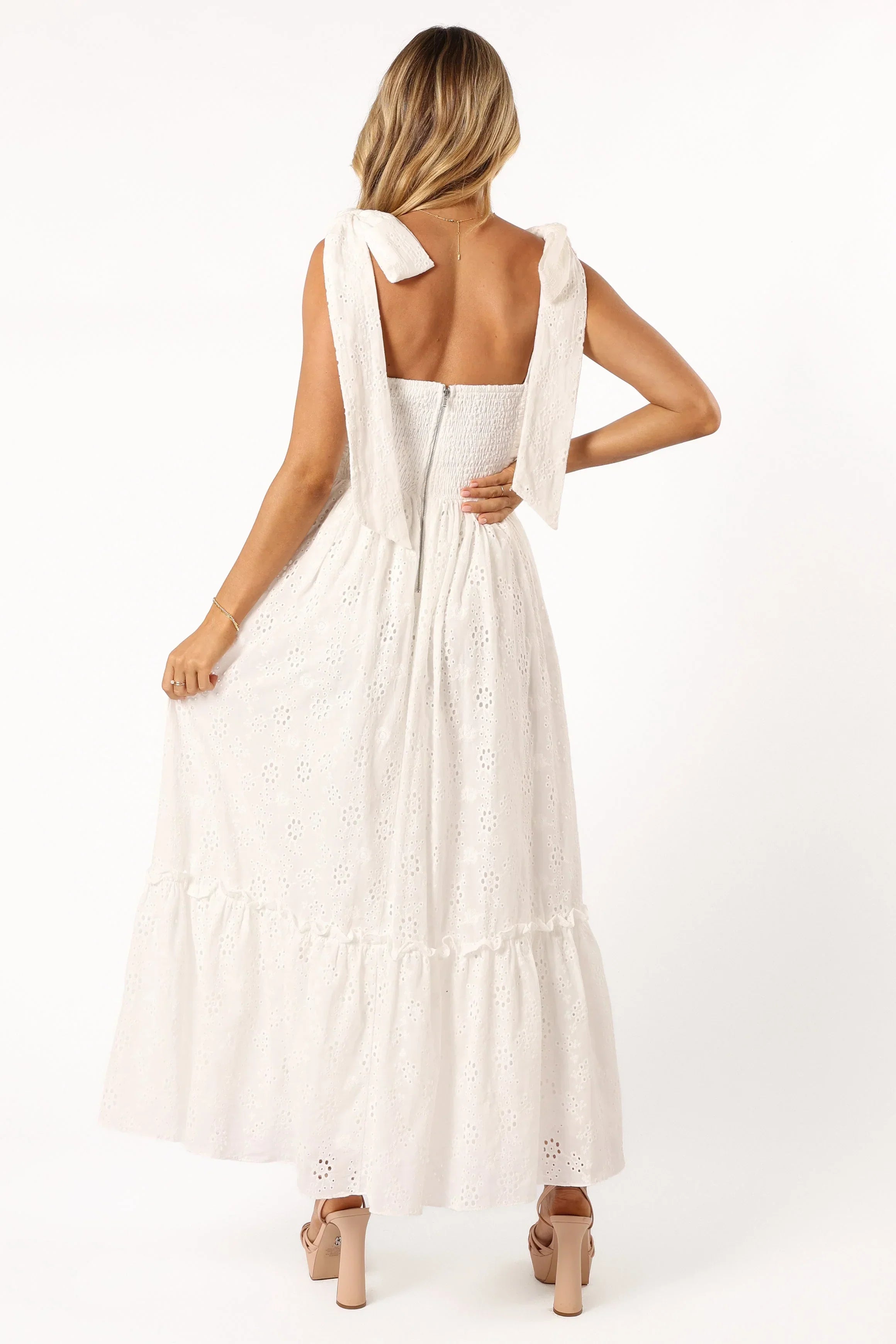Robe longue Fiora - Blanc