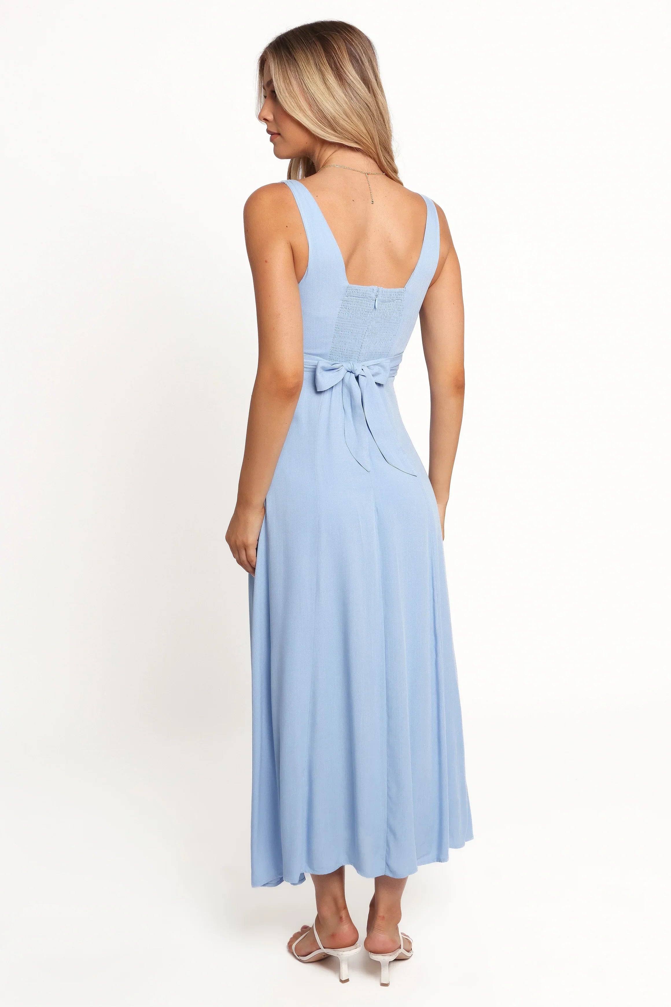 Robe midi Archer - Bleu pervenche
