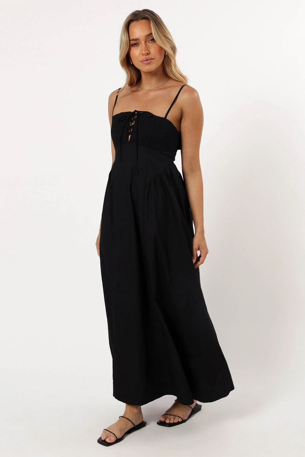 Robe midi Alena - Noire