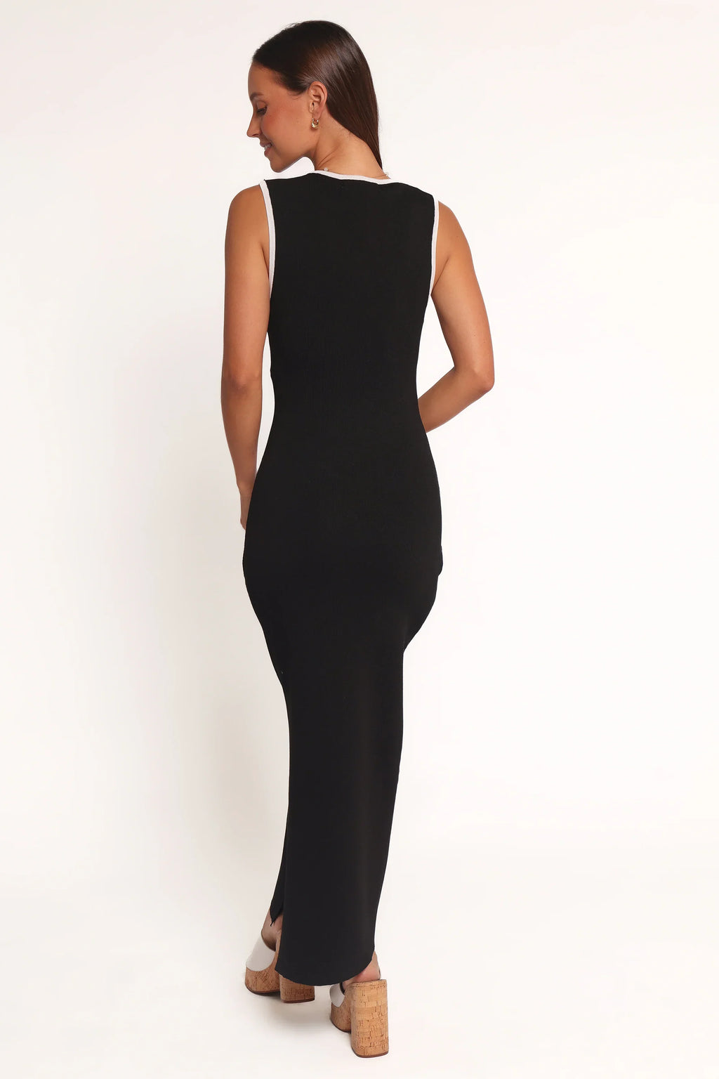 Robe Umi mi-longue - Noir