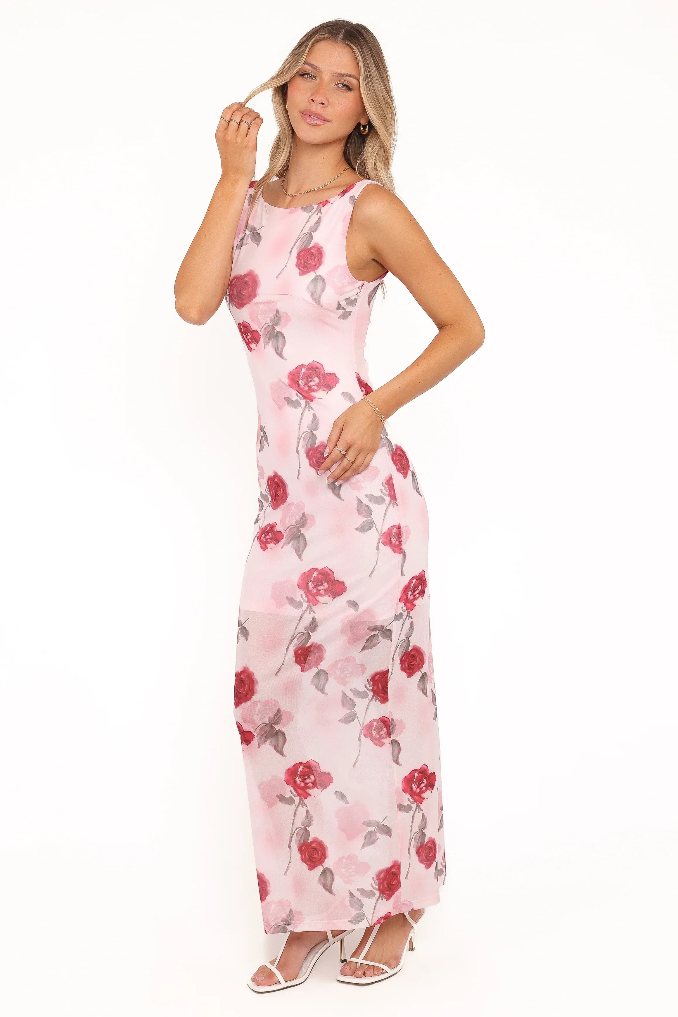 Brissa Maxi Dress - Pink Floral