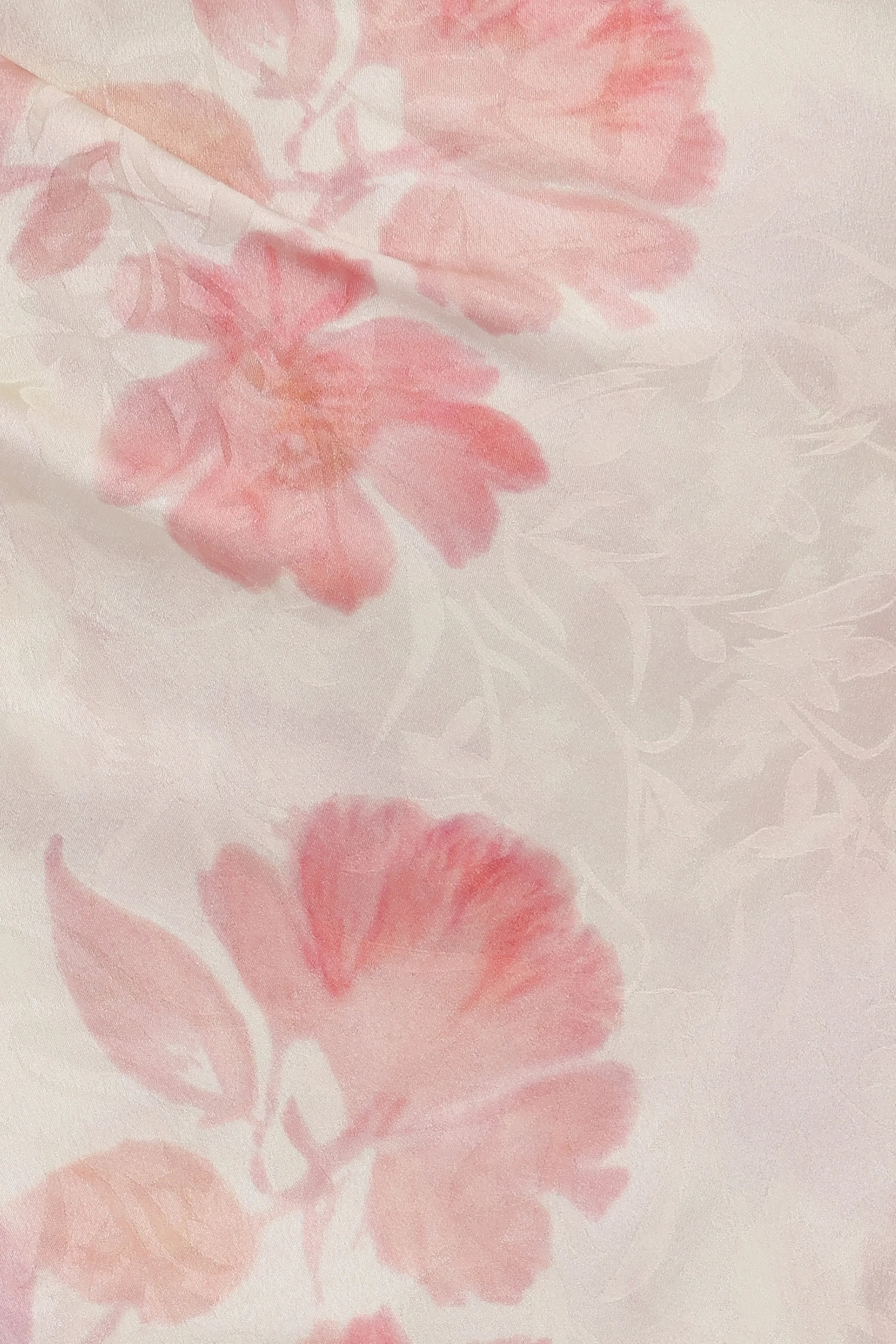 Robe midi Sandrine - Imprimé floral rose
