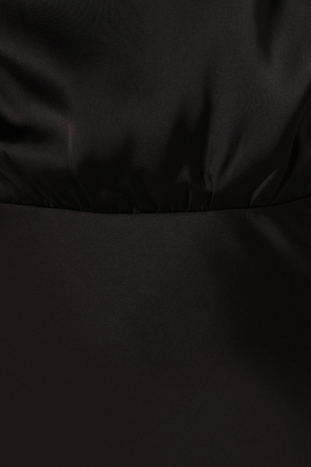 Robe midi Anabelle à col montant - Noir