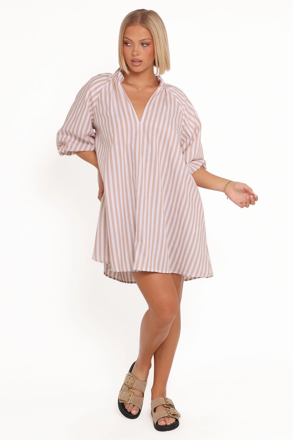 Mini-robe Doran - Blanc cassé