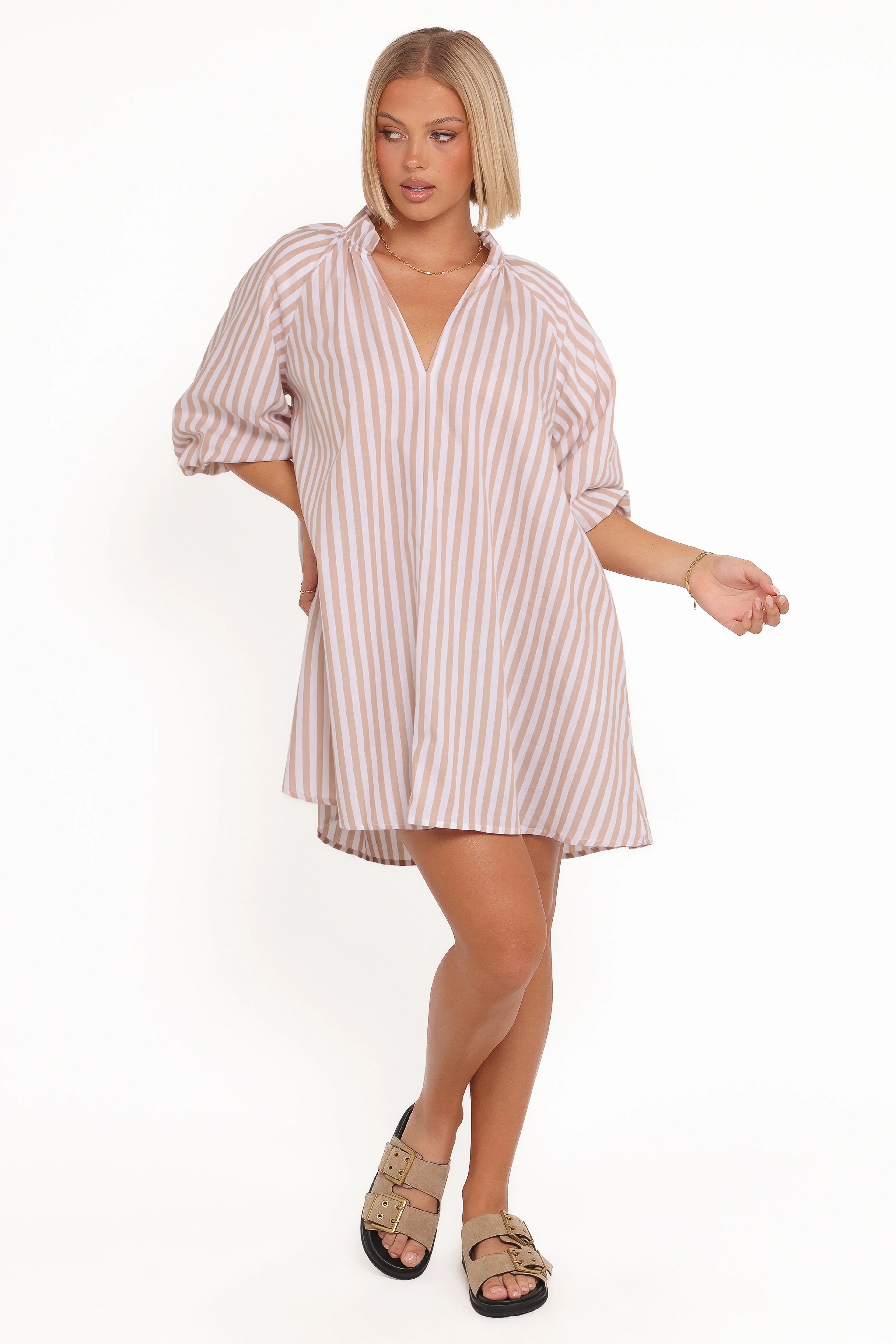 Mini-robe Doran - Blanc cassé