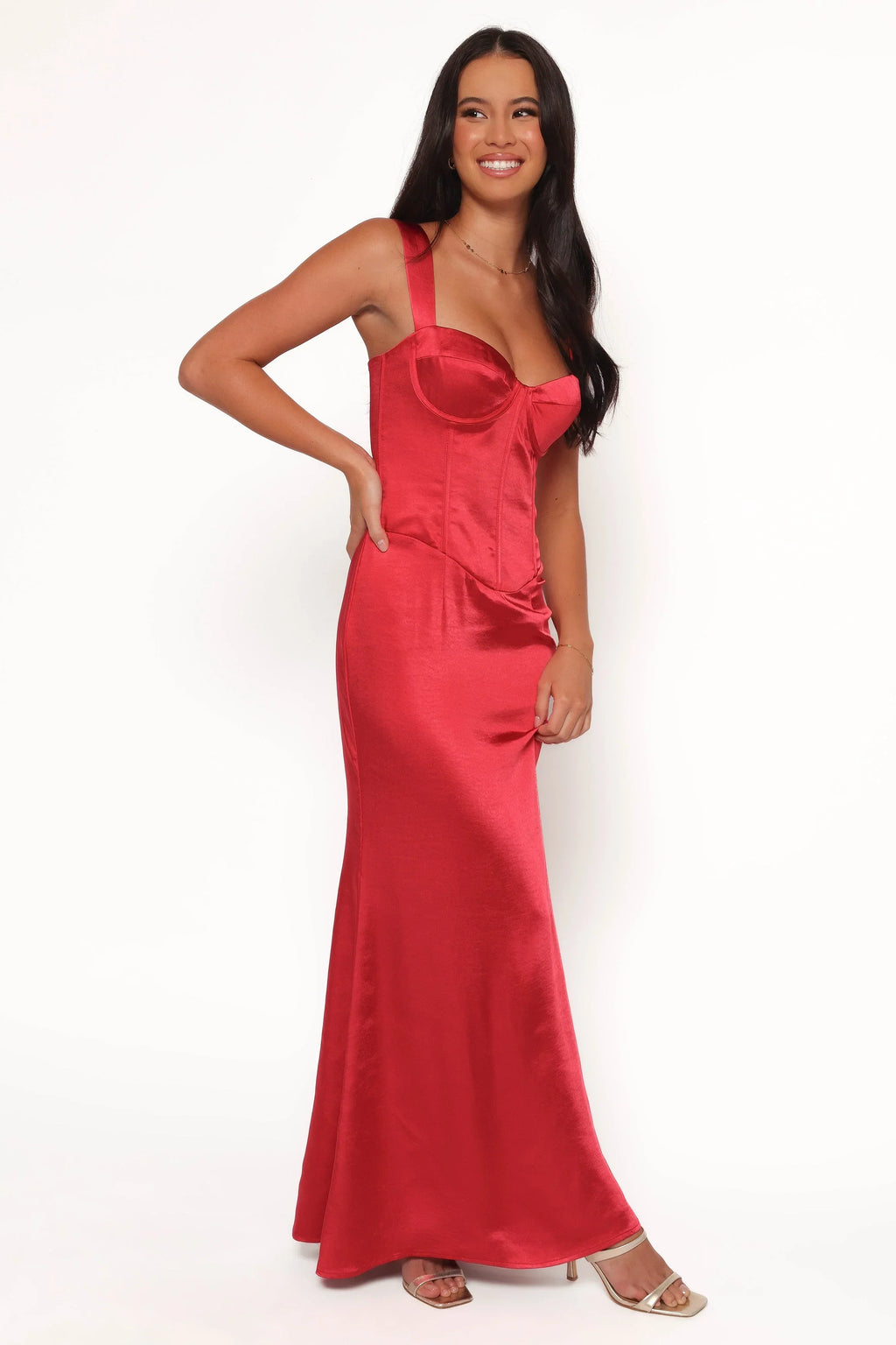Robe longue Oura - Rouge