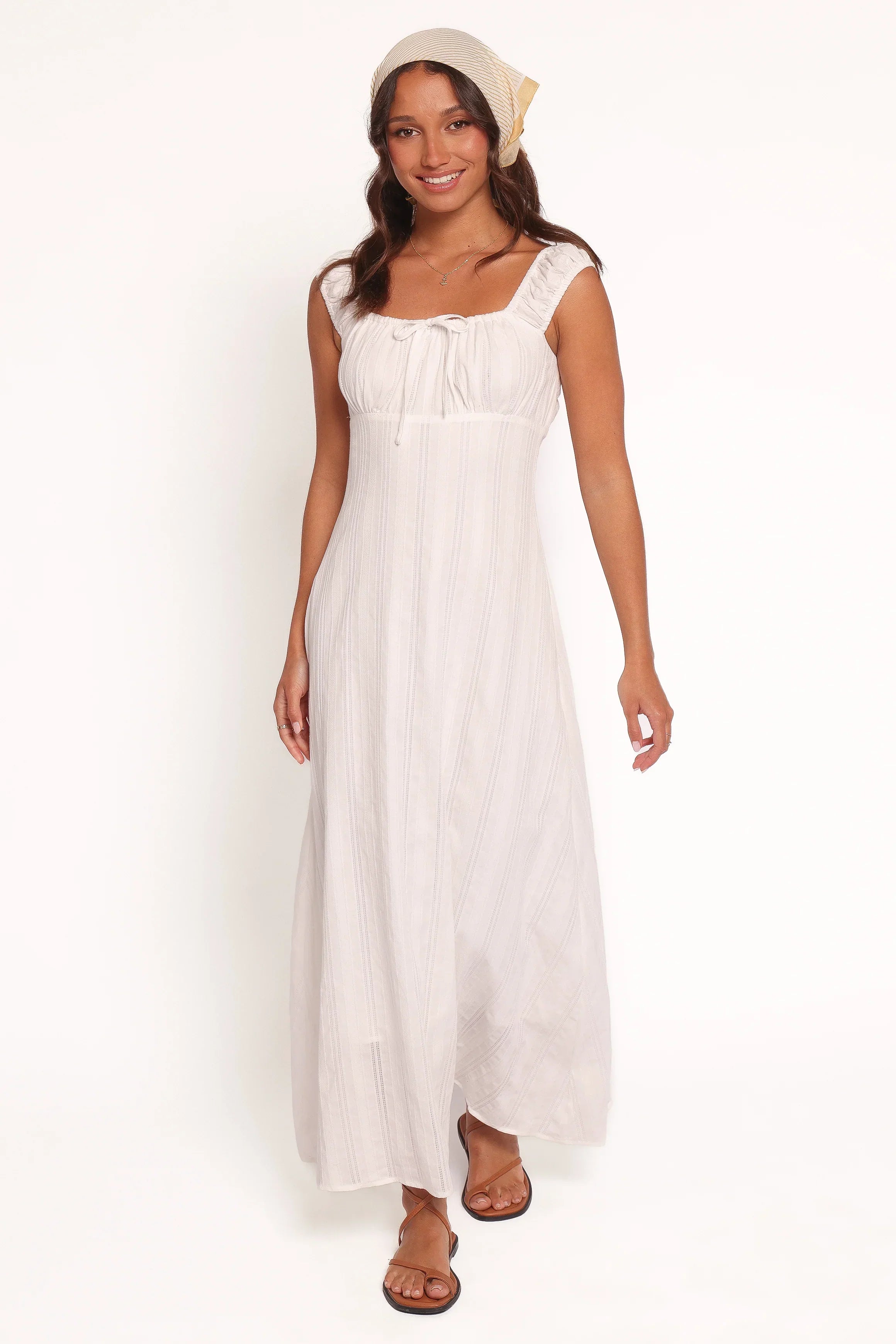 Robe longue Jessalyn - Blanc