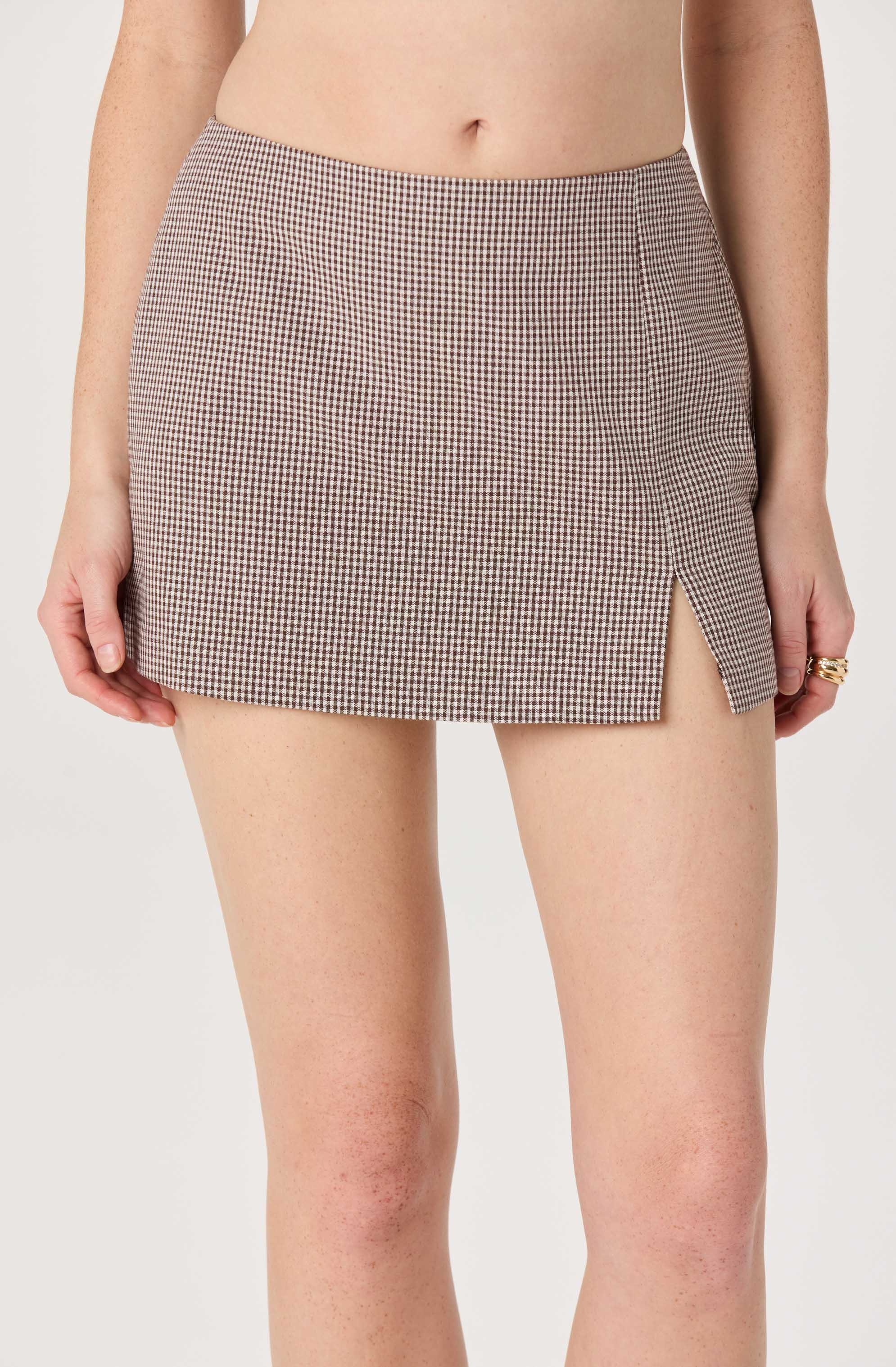 Pini Gingham Mini Skort