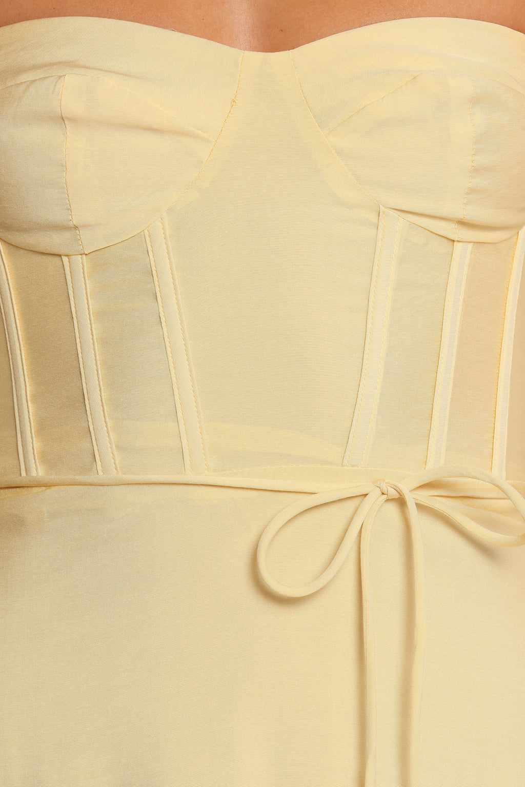 Robe midi Della - Jaune