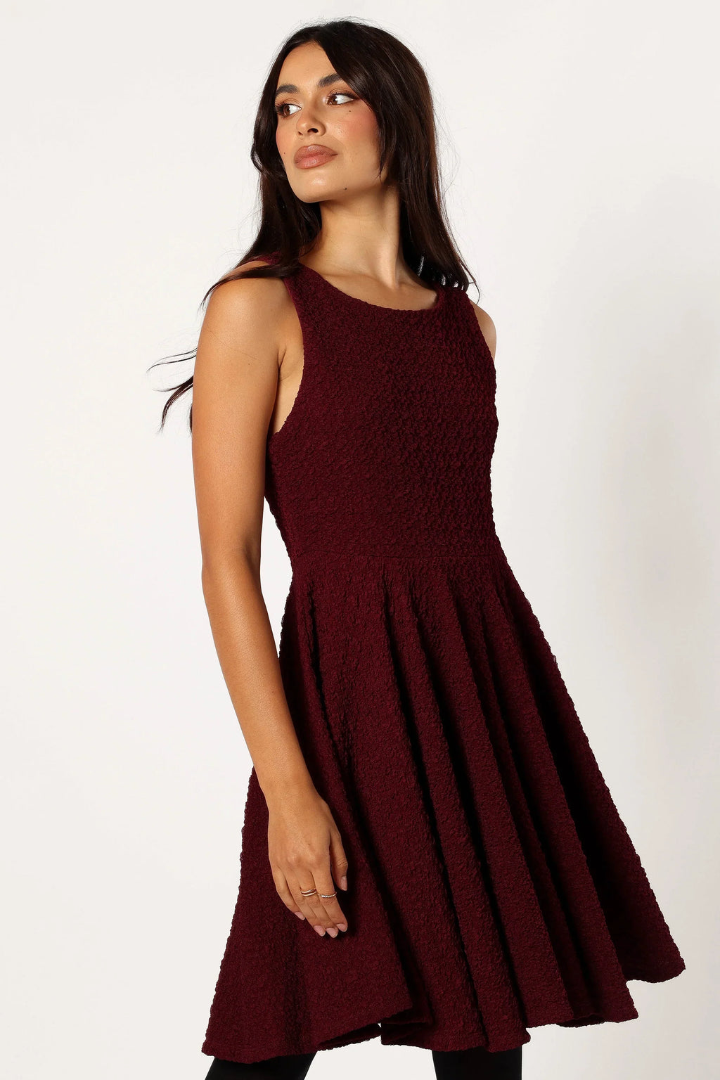 Mini-robe Margaret - Bordeaux