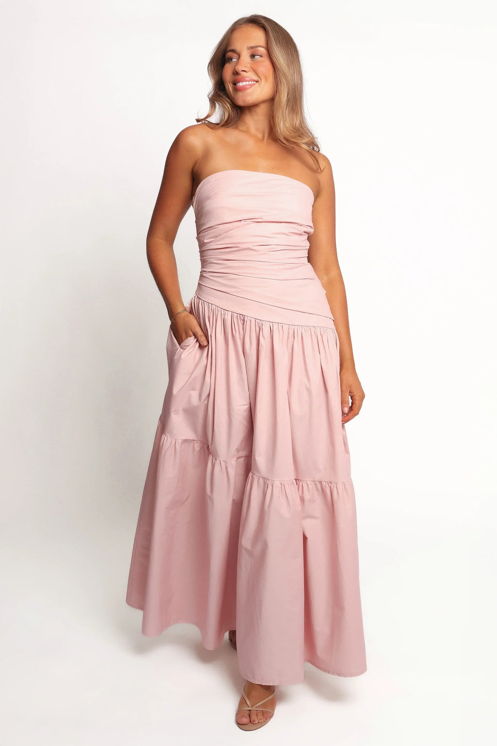 Robe longue bustier Blanche - Orchid