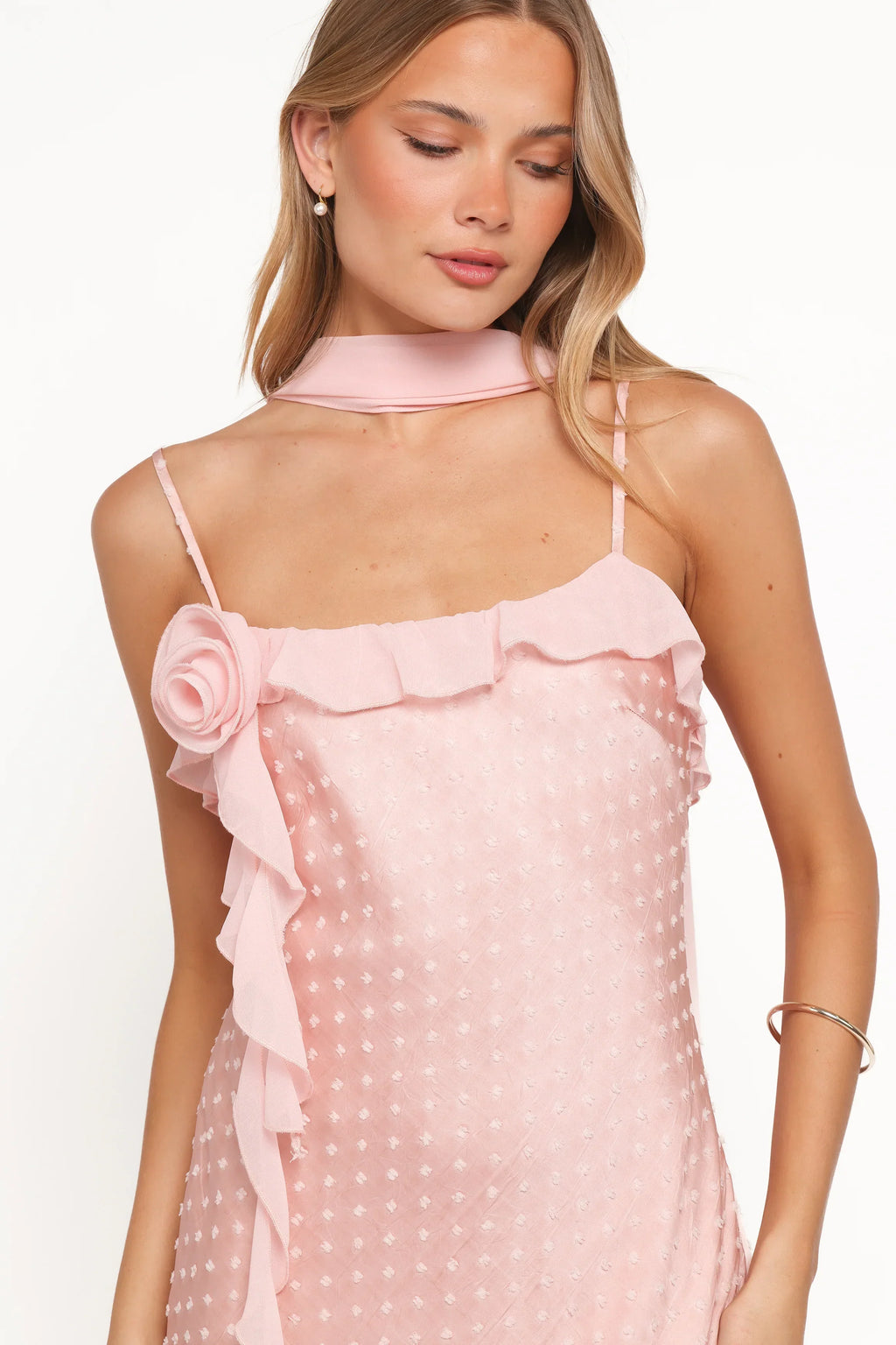 Mini-robe Suki - Pêche
